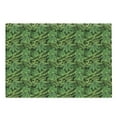 thumbnail image 1 of Exotic Cutting Board, Repetitive Tropical Pattern with Various Types Green Tones Jungle Leaves, Decorative Tempered Glass Cutting and Serving Board, in 3 Sizes, by Ambesonne, 1 of 2