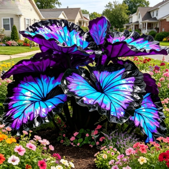 Exotic Elephant EarMagnificent clump-FormingSimply Beautiful Flowering for Enhanced Garden AestheticsYear-Round Ornamenta