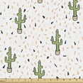 thumbnail image 1 of Ambesonne Exotic Fabric by the Yard Upholstery, Cactus Plants in Pots, 1 Yard, Multicolor, 1 of 4