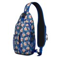 thumbnail image 1 of Exotic Flowers Sling Bag, Lightweight Crossbody Daypack with Summer Floral Print, Vibrant Anti-theft Backpack for Travelers and Office Workers, 1 of 6