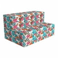 thumbnail image 1 of Exotic Foldable Mattress, Tropical Colorful Petals, 74.8" x 39.4", Multicolor, by Ambesonne, 1 of 6