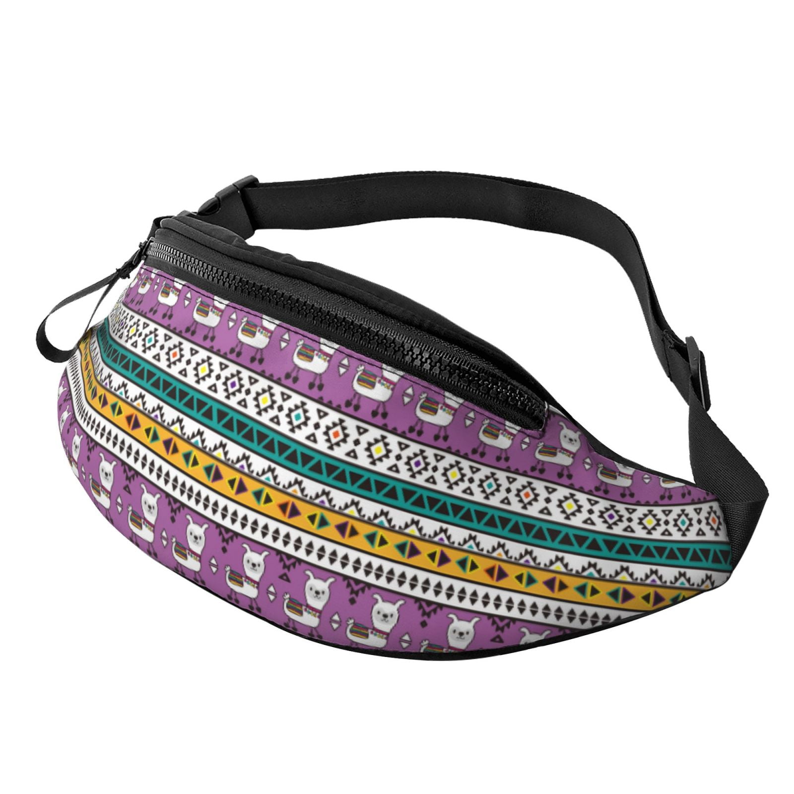 Exotic Funny Cute Alpaca Fanny Packs Waist Bag Crossbody Bags for Women ...