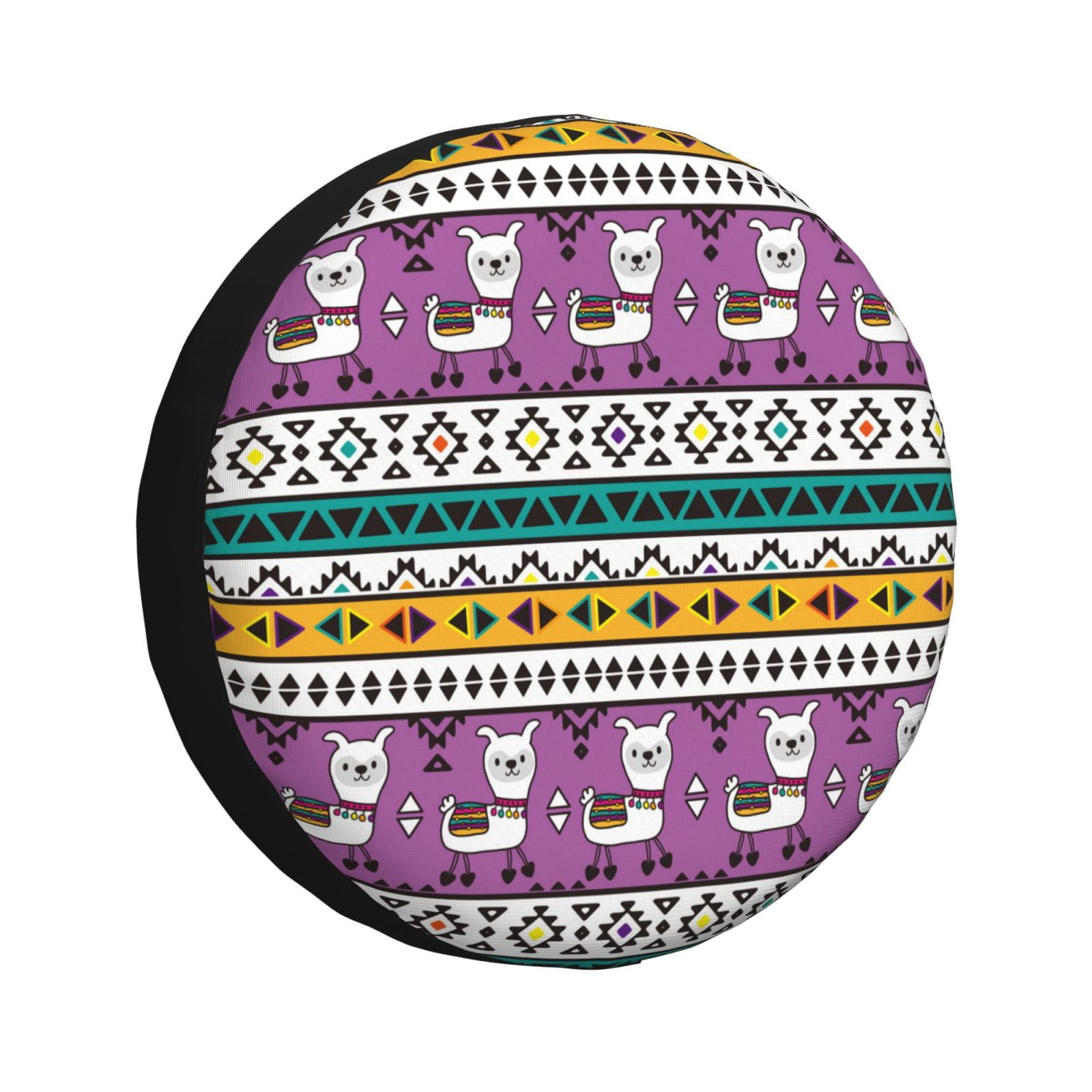 Exotic Funny Cute Alpaca Spare Tire Cover for Trailer Camper RV Truck