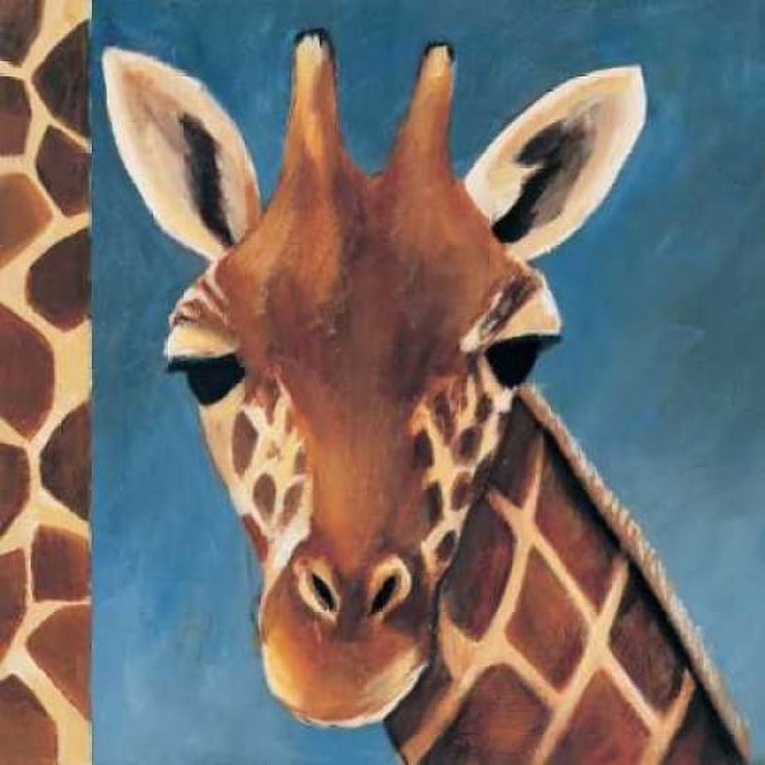 Exotic Giraffe Canvas Art - Tara Gamel (24 x 24)