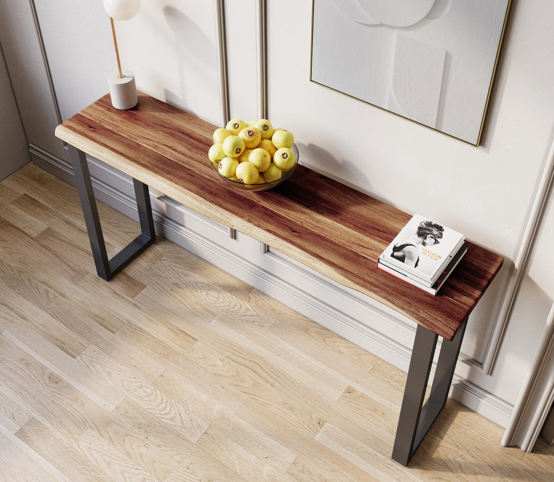 Exotic Hardwood Console Table, 60x14 - Walmart.com