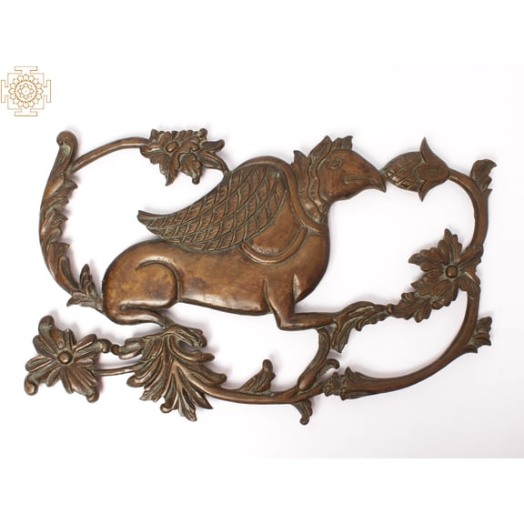Bronze Griffin Wall Hanging for Wall Decor
