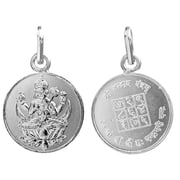Chandra Moon Pendant with His Yantra on the Reverse - Navagraha The Nine Planet Series