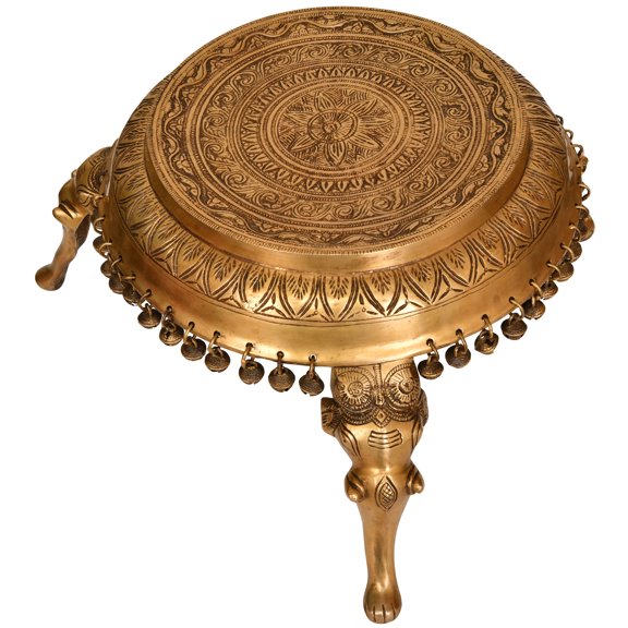 Chowki with Ghungroos and Elephant Legs