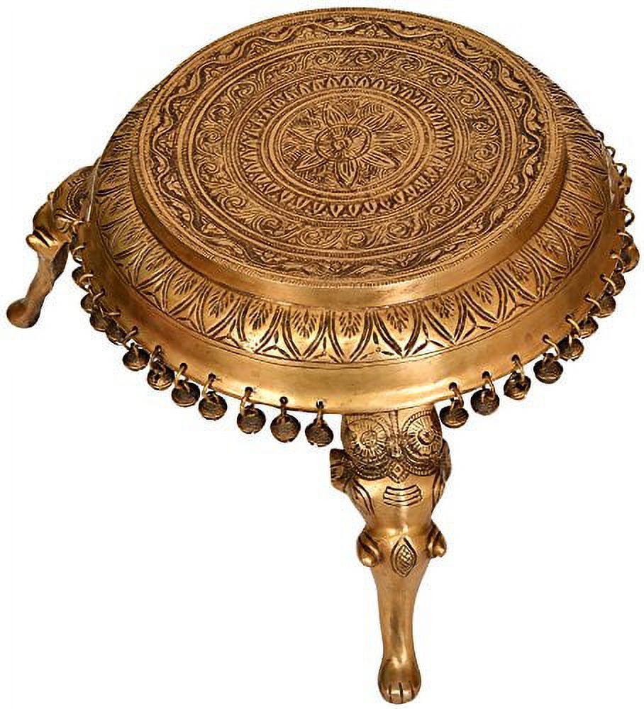 Chogwi Exotic India Chowki with Ghungroos and Elephant Legs - Walmart Business ...