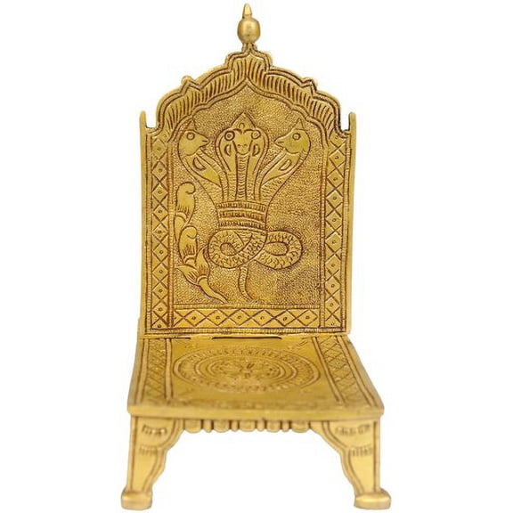 Exotic India Deity Throne 7" Height Yellow