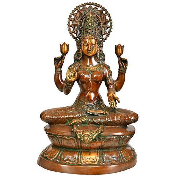 Exotic India Goddess Lakshmi in Abhaya Mudra