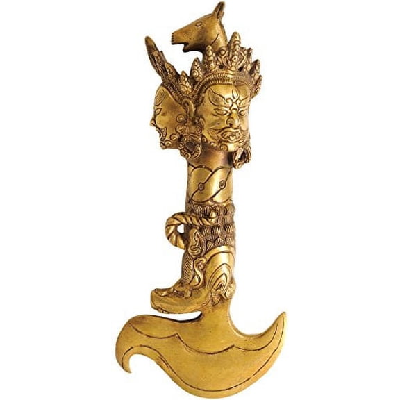 Exotic India Hayagriva Chopper, 11 Inch Long, Yellow