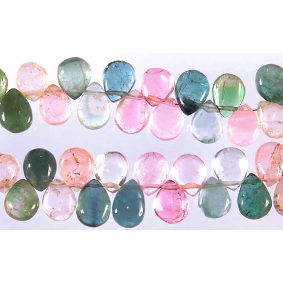 Multi-color Tourmaline Plain Briolette