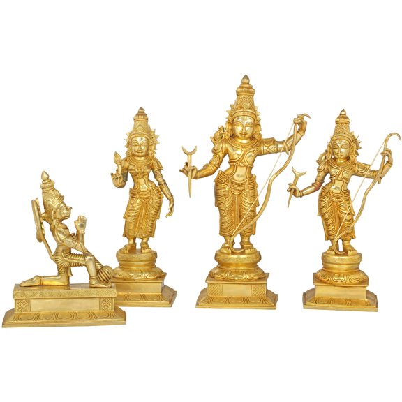 23" Rama Durbar In Brass | Handmade | Made In India
