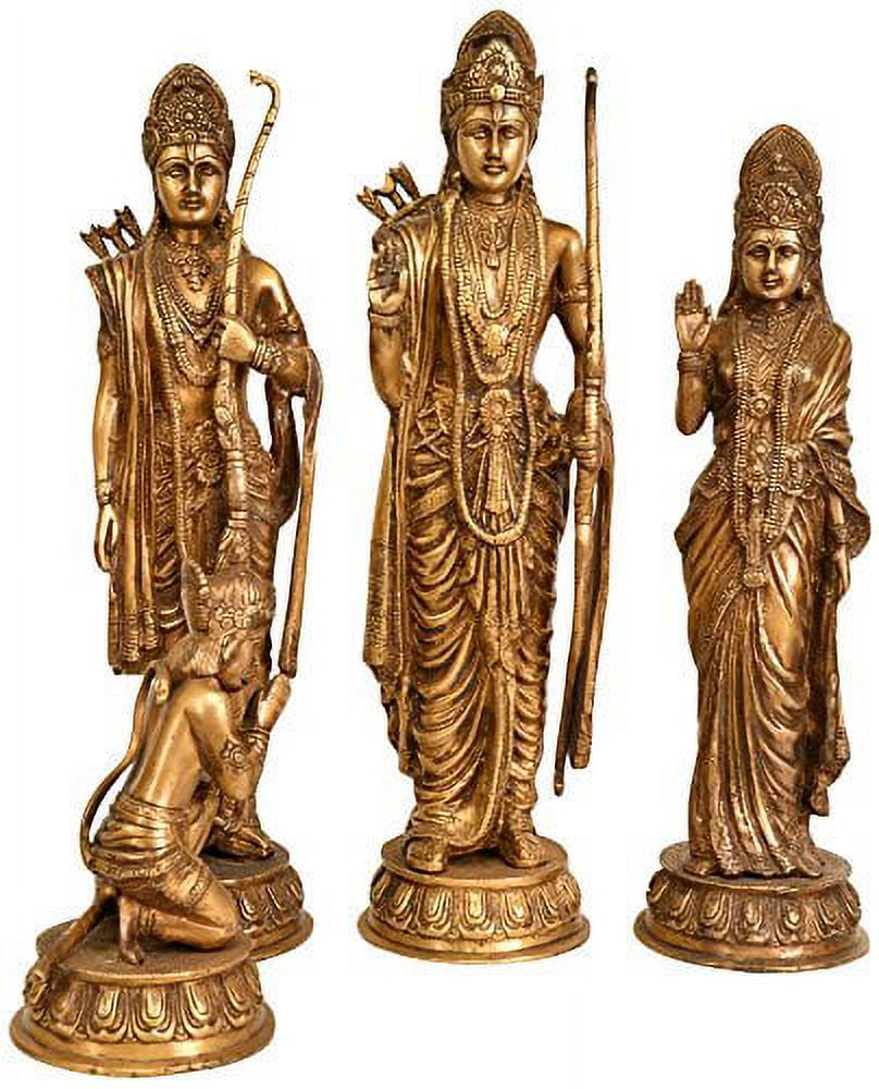 Handcrafted Brass Buddha Statue with Intricate Detailing