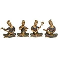 thumbnail image 1 of Exotic India Set of Four Musician Ladies, 1 of 2