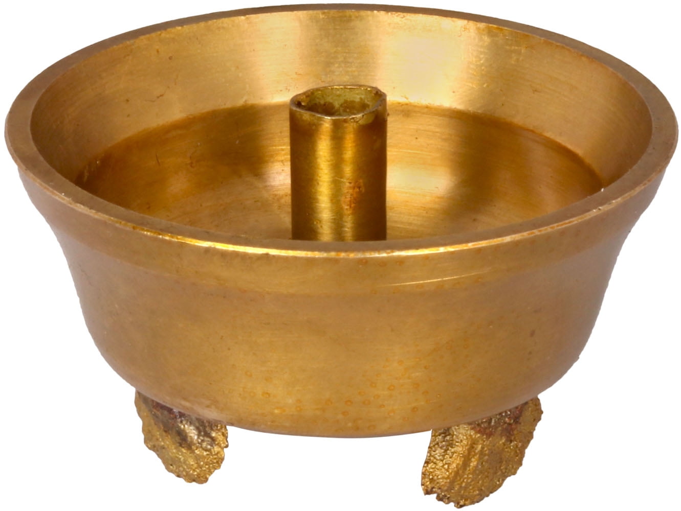 2 Inch Small Puja Diya Brass Lamp - Traditional Oil Light Vessel