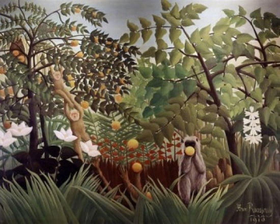 Exotic Landscape Henri Rousseau (1844-1910 French) National Gallery of Art Washington DC USA Canvas Art - Henri Rousseau (24 x 36)