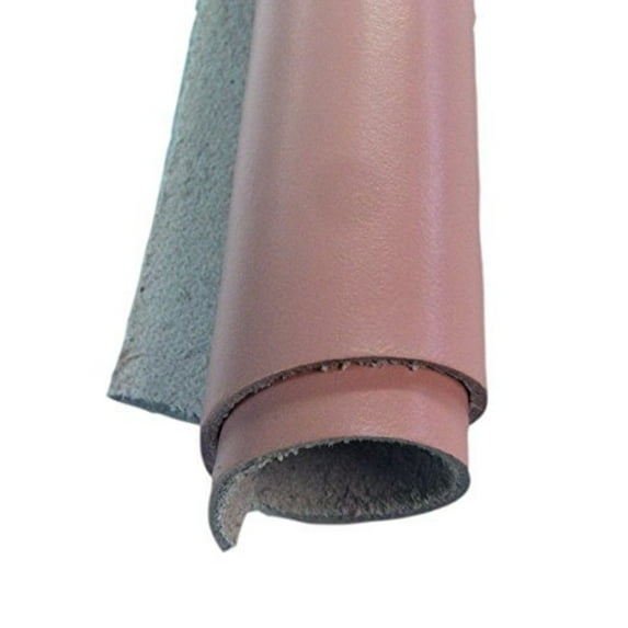 Exotic Leather Hides - Leather Hide Skins 7 to 10 Sf - Various Designs amp;amp; Colors (Pink)