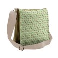 thumbnail image 1 of Exotic Messenger Bag, Asymmetric Tropical Leave, Unisex Cross-body, by Ambesonne, 1 of 2