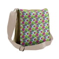thumbnail image 1 of Exotic Messenger Bag, Tropic Plant Botany Leaves, Unisex Cross-body, by Ambesonne, 1 of 2
