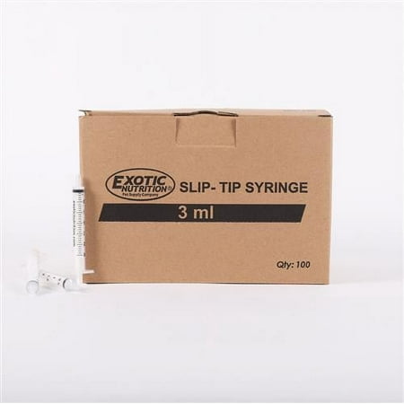 Exotic Nutrition 3mL Slip-Tip Syringe 100 pack