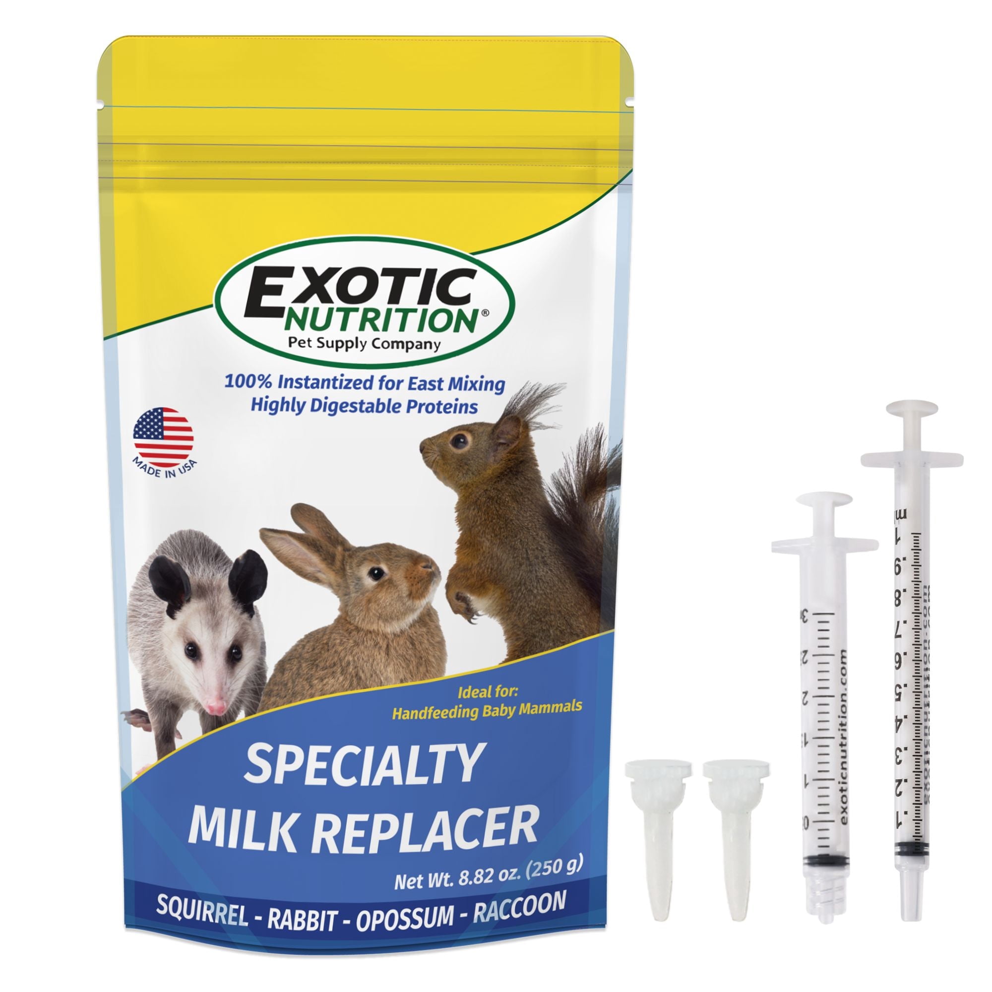 Squirrel Milk Replacer Baby Squirrel Nursing Kit - Milk Replacer ...
