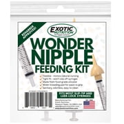Exotic Nutrition Basic Wonder Nipple Feeding Kit