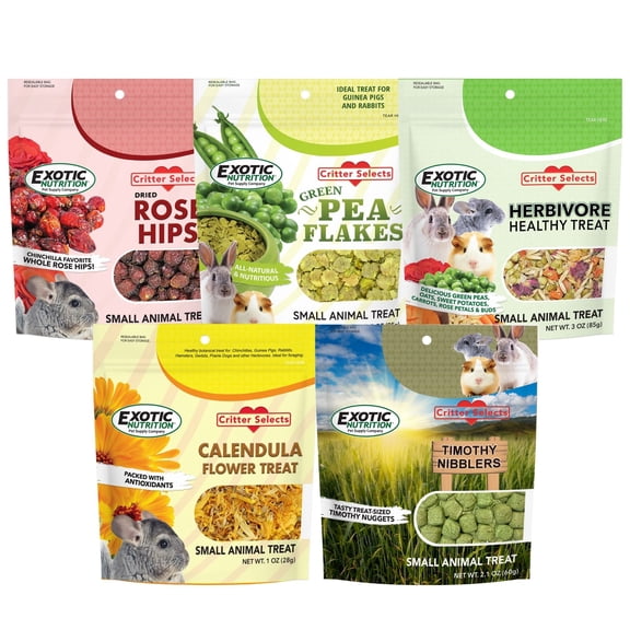 Exotic Nutrition Chinchilla Treat Sampler