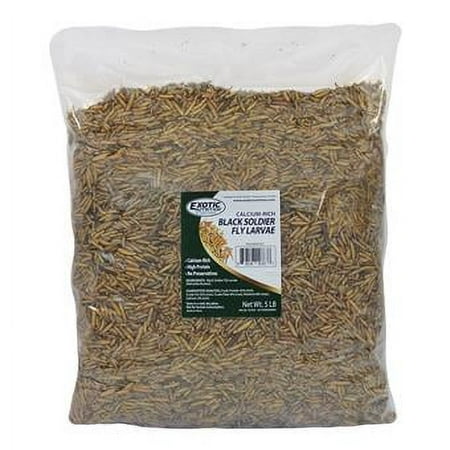 Exotic Nutrition Dried Black Soldier Fly Larvae 5 lb.