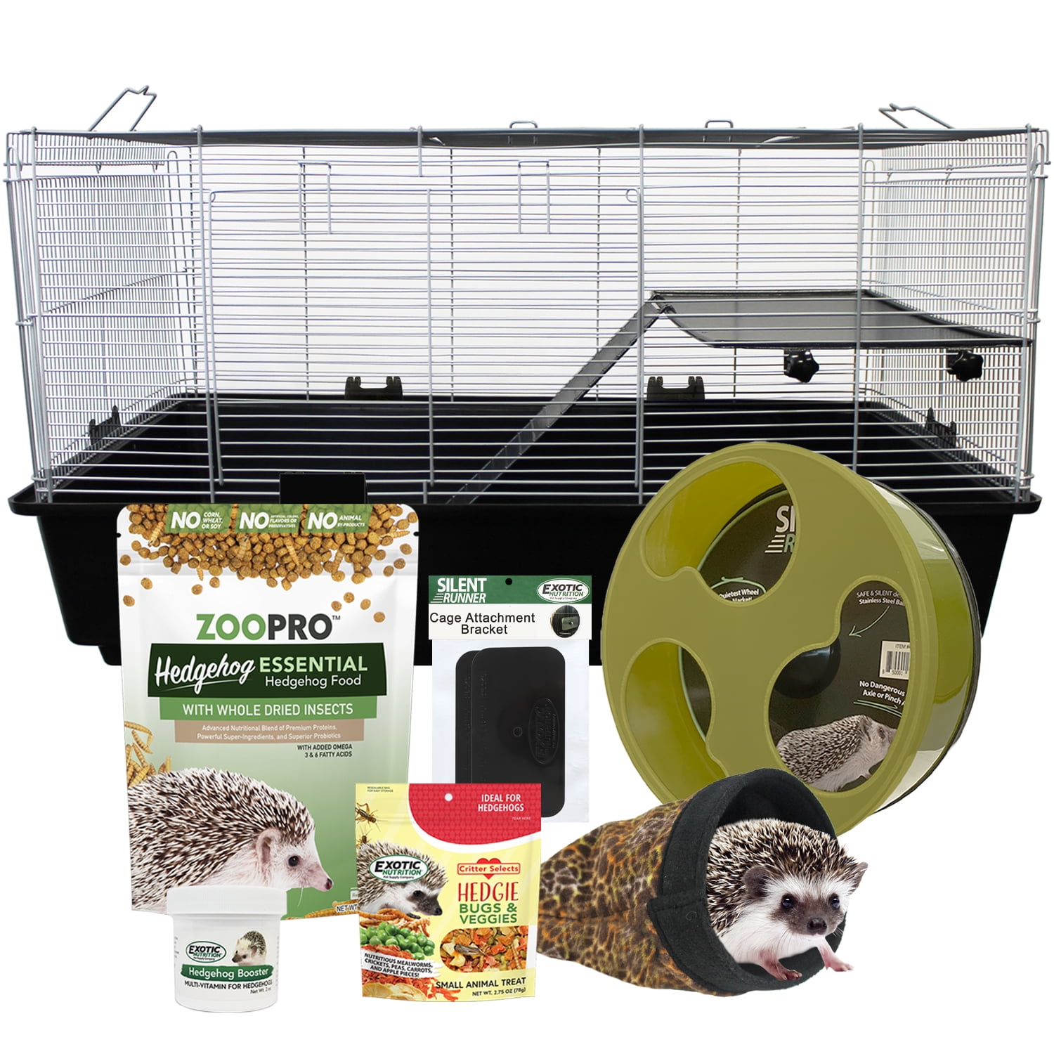 Exotic Nutrition Hedgehog Home & Starter Package Includes Durable