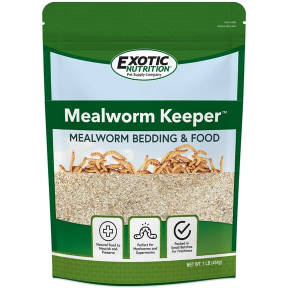 Exotic Nutrition Mealworm Keeper 1 lb.