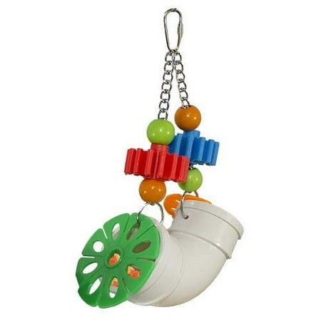 Exotic Nutrition PVC Forager - Small Animal Toy & Cage Accessory - for Sugar Gliders, Degus, Parrots, Marmosets, Rats, Hamste