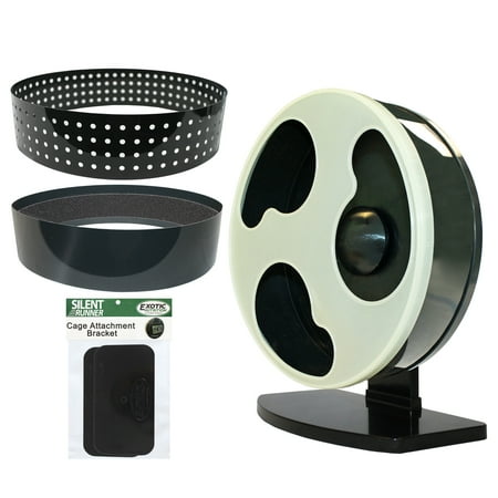Exotic Nutrition Silent Runner 12" Glow Wheel + Cage Attachment + AutoClean Track + Sandy Track