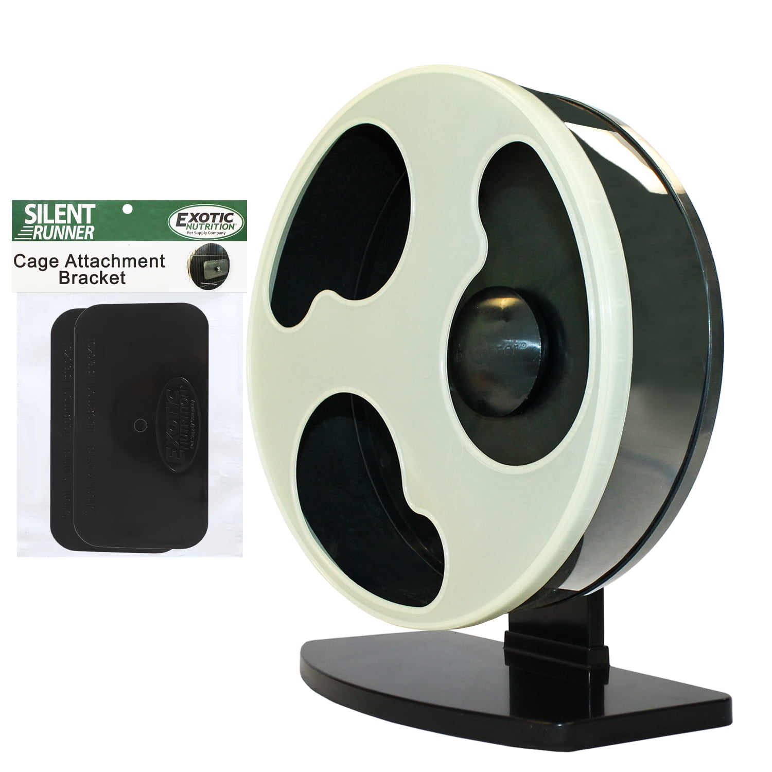 Exotic Nutrition Silent Runner 12" Glow Wheel + Cage Attachment