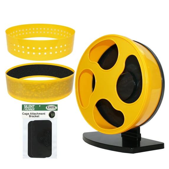 Exotic Nutrition Silent Runner 9" + Sandy Track + AutoClean Track + Cage Attachment