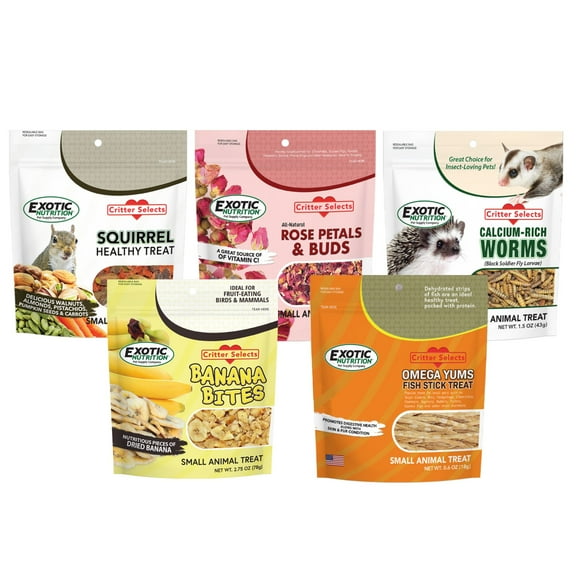 Exotic Nutrition Squirrel Treat Bundle