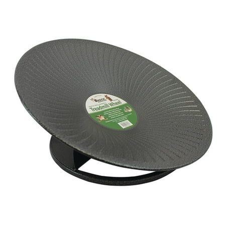 Treadmill Wheel 14" Black - All Metal Exercise Wheel for Chinchillas, Prairie Dogs, Rats, Hedgehogs, Sugar Gliders, Squirrels, Degus, Hamsters & Other Small Animals - Smooth, Fast, Silent, Durable