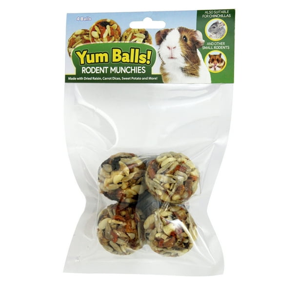 Exotic Nutrition Yum Balls! Rodent Munchies 3.25 oz.
