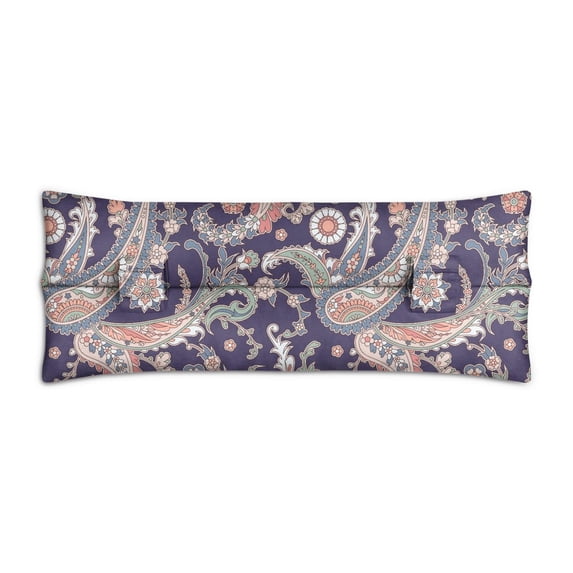 Exotic Paisley Artwork Post Surgery Seatbelt Cushion - Plush Chest Protector for Car, Retro Vintage Design with Universal Fit