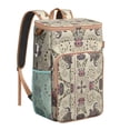 thumbnail image 1 of Exotic Paisley Design Insulated Cooler Backpack, Leak-Proof & Waterproof, High-Performance Insulation for Outdoor Enthusiasts, Great for Hiking, Camping, and Travel, 1 of 5
