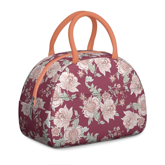 Exotic Paisley Lunch Box - Indian-Inspired Ornamental Print, Leakproof Insulated Cooler for World Travelers