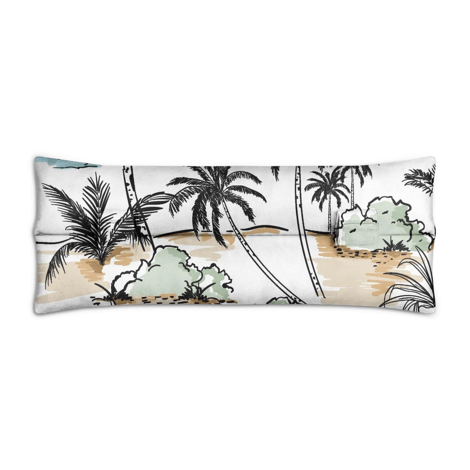 Exotic Palm Tree Post Surgery Seatbelt Cushion - Universal Fit for Mastectomy & Chest Procedures
