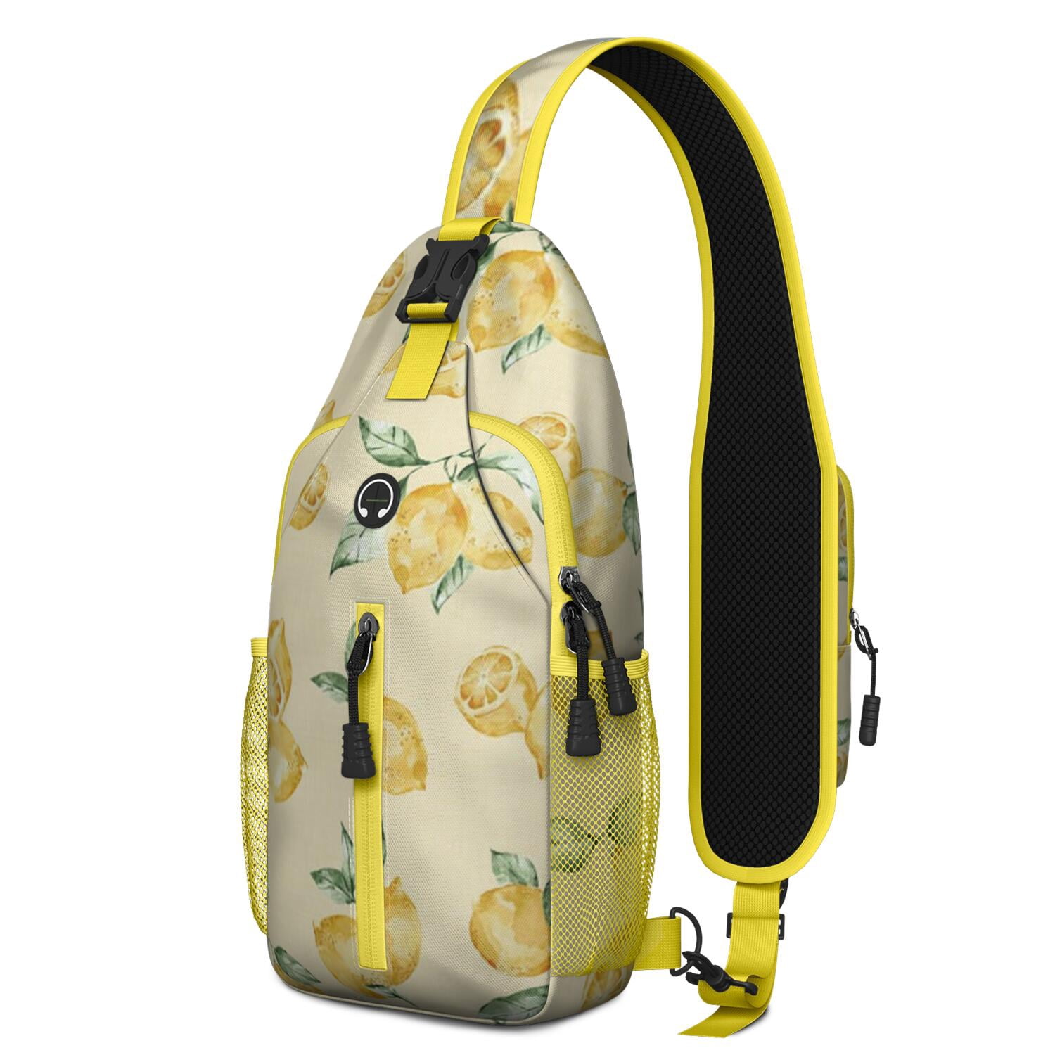Exotic Palm Tree Sling Backpack – Coastal Paradise Themed Lightweight ...