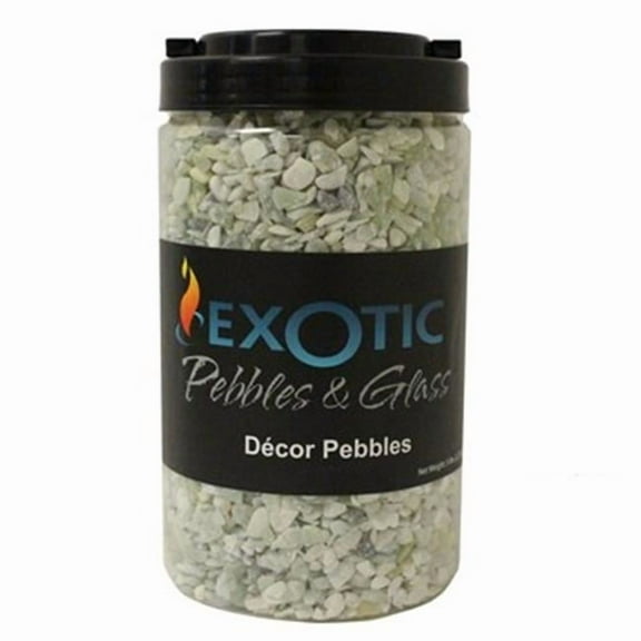Exotic Pebbles & Aggregates 245409 5 lbs Exotic Bean Pebbles, Jade