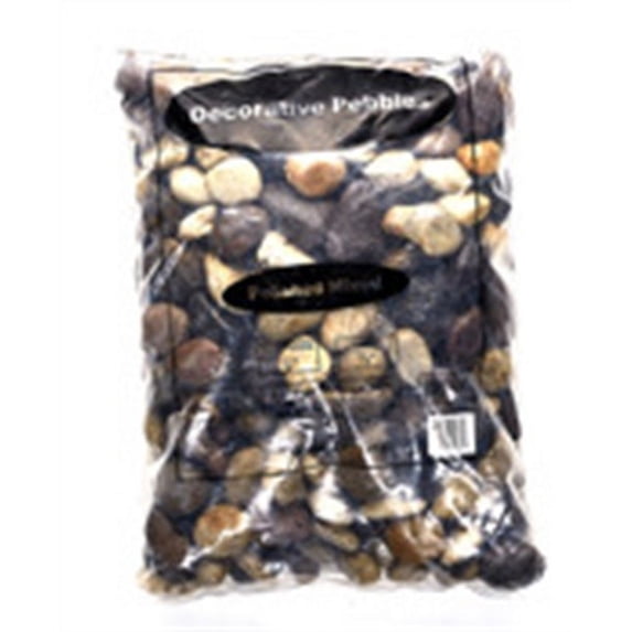 Exotic Pebbles EPAPM201030 20 lbs Mixed Polished Pebbles