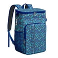 thumbnail image 1 of Exotic Pineapple and Floral Backpack Cooler, Insulated Leakproof Lunch Bag for Sunshine and Travel Days, 1 of 6