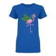 thumbnail image 1 of Exotic Pink Flamingo Design Shaped T-Shirt Women -Image by Shutterstock, Female XX-Large, 1 of 2