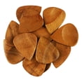 thumbnail image 1 of Exotic Plectrums - Acacia Wood Guitar Or Bass Pick - 3.0 mm Ultra Heavy Gauge - 351 Groove Shape - Natural Finish Handmade Specialty Exotic Plectrum - 12 Pack, 1 of 7