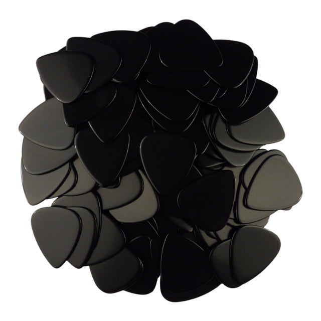 100 Pack Medium 0.71mm Blank Guitar Picks – Celluloid Tortoise Brown – Acoustic Guitar Picks